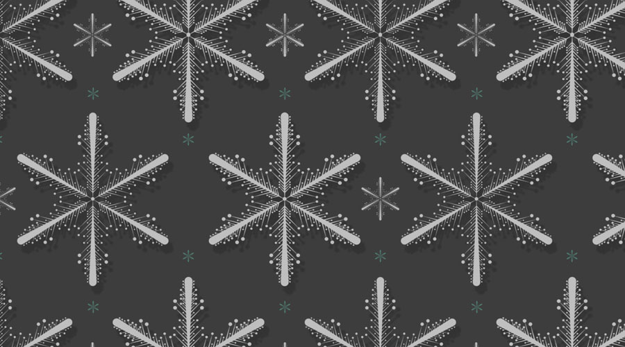 Snowflake Christmas Photoshop Pattern