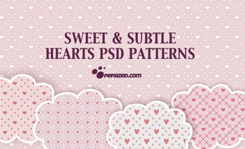 Sweet and subtle free photoshop patterns