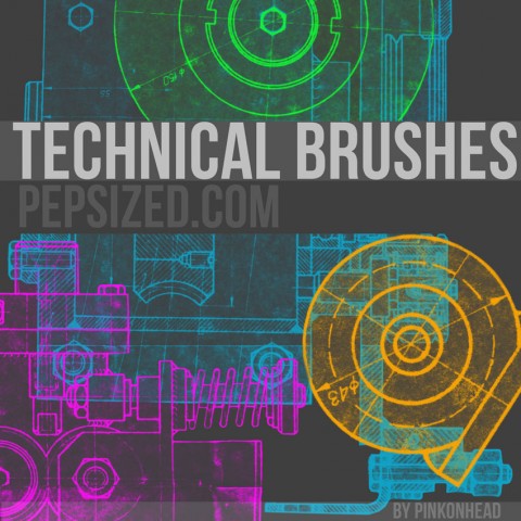 technical PS brushes