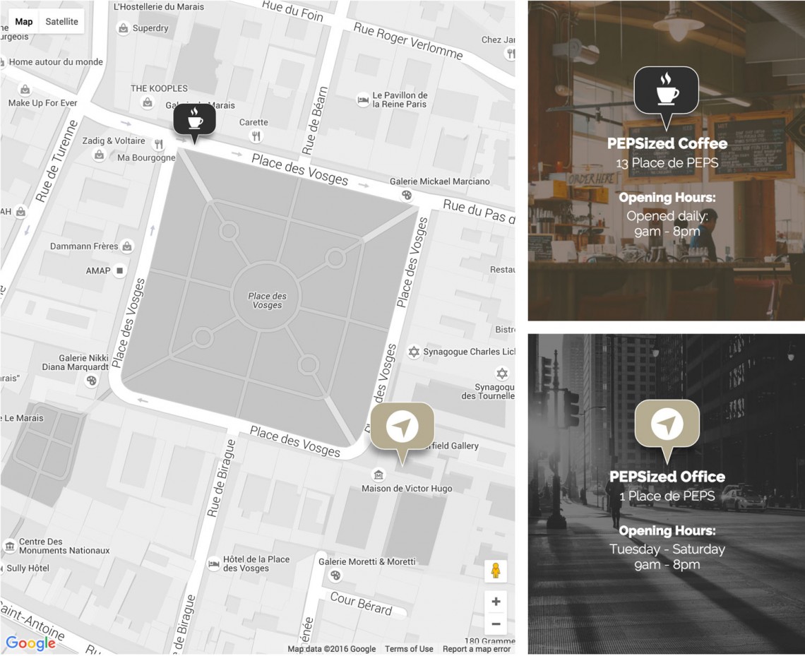 Customize your Google Map Markers PEPSized